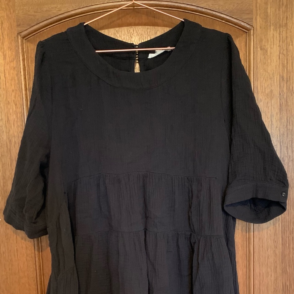 Black babydoll dress